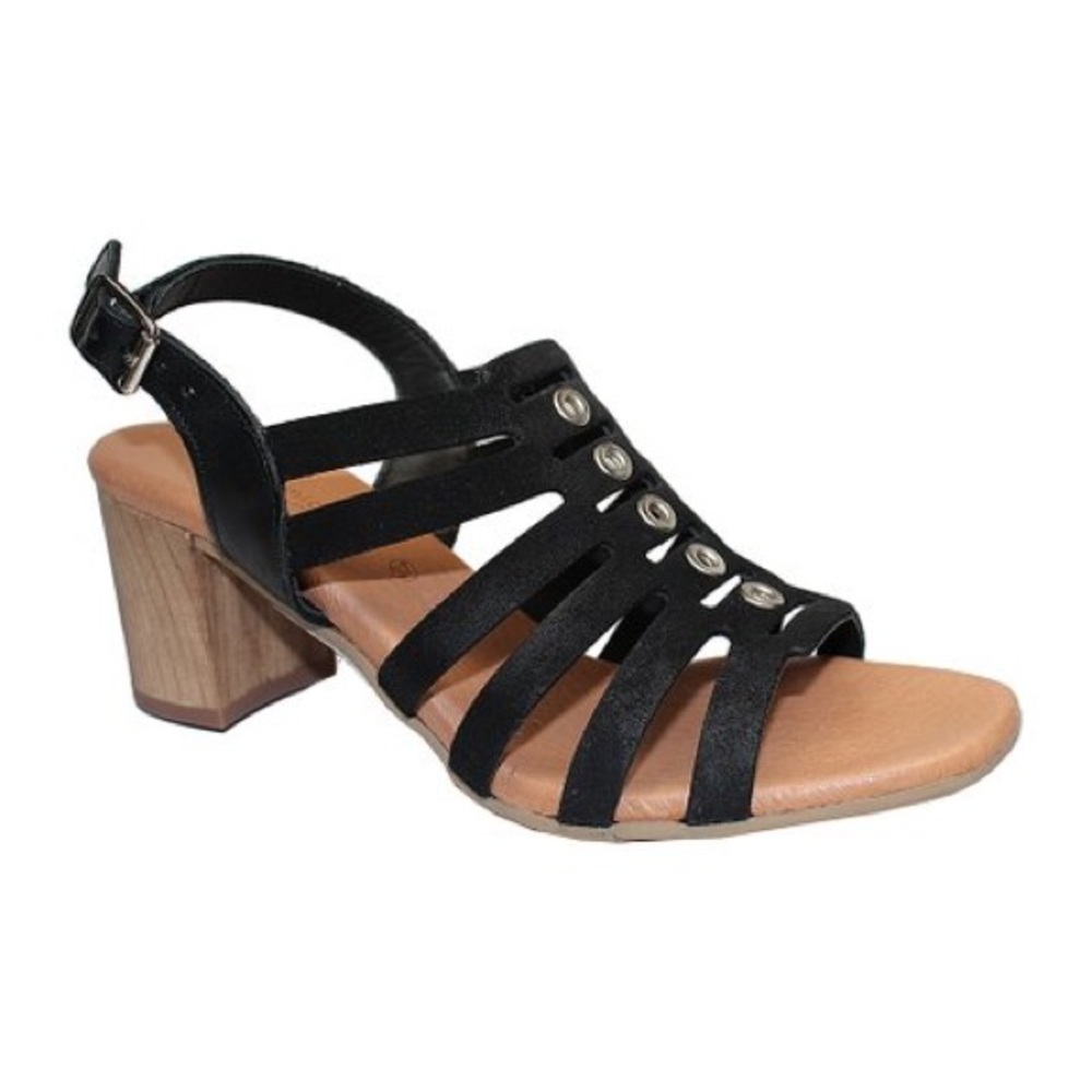 NEW Black suede Misty style Eric Michael heels